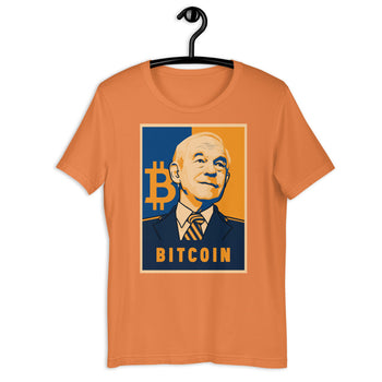 Ron Paul - Bitcoin Short-Sleeve Unisex T-Shirt - Proud Libertarian - Libertarian Frontier