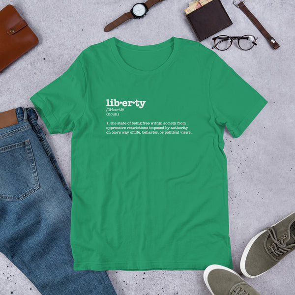 liberty defined unisex t-shirt - Proud Libertarian - Proud Libertarian