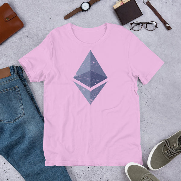 Ethereum Vintage Short-Sleeve Unisex T-Shirt - Proud Libertarian - Libertarian Frontier