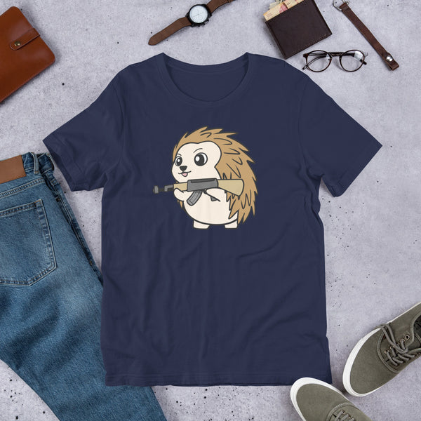 AK Porcupine Cartoon Unisex T-Shirt - Proud Libertarian - Proud Libertarian