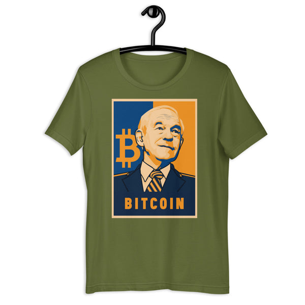 Ron Paul - Bitcoin Short-Sleeve Unisex T-Shirt - Proud Libertarian - Libertarian Frontier