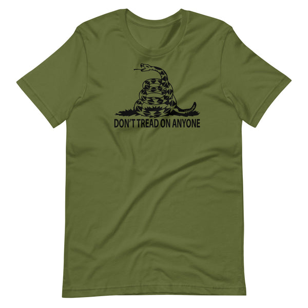 Don't Tread on Anyone Short-sleeve unisex t-shirt - Proud Libertarian - Proud Libertarian