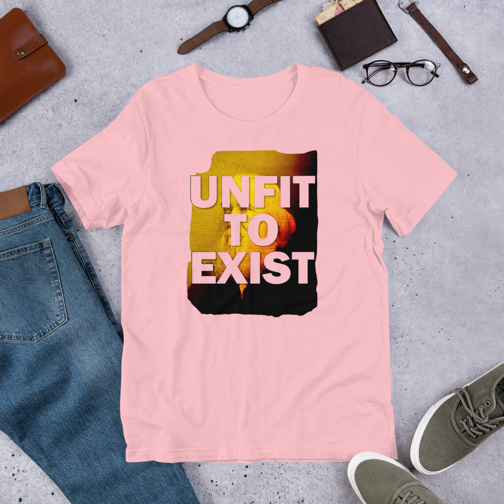 UNFIT to Exist Lysander SPooner Short-Sleeve Unisex T-Shirt - Proud Libertarian - Proud Libertarian