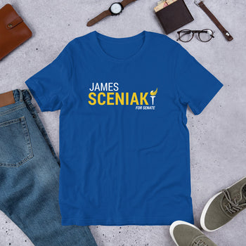 James Sceniak for Senate Unisex t-shirt - Proud Libertarian - Sceniak for Senate