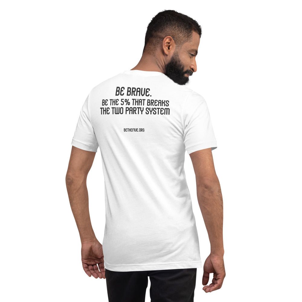 Be the 5% Short-sleeve unisex t-shirt - Proud Libertarian - Liberty Live!