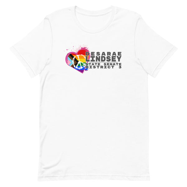 Desarae Lindsey for Texas (LGBT) Short-Sleeve Unisex T-Shirt - Proud Libertarian - Desarae Lindsey for Texas