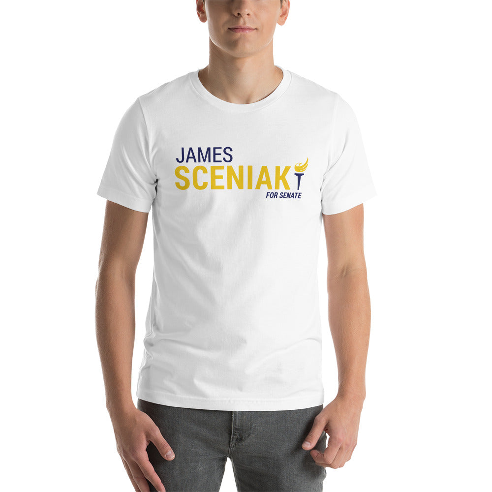 James Sceniak for Senate Unisex t-shirt - Proud Libertarian - Sceniak for Senate