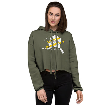 Ditch the Duopoly - Alaska LP Crop Hoodie - Proud Libertarian - Alaska Libertarian Party