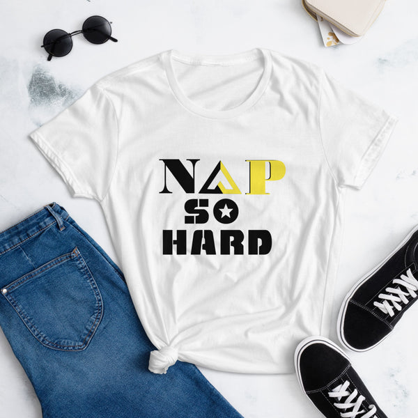 NAP SO HARD Women's short sleeve t-shirt - Proud Libertarian - Rachael Revolution