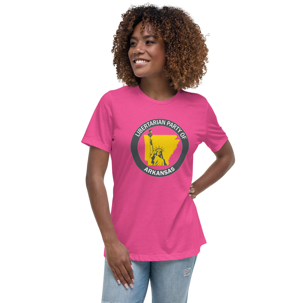 LP Arkansas Women's Relaxed T-Shirt - Proud Libertarian - Libertarian Party of Arkansas