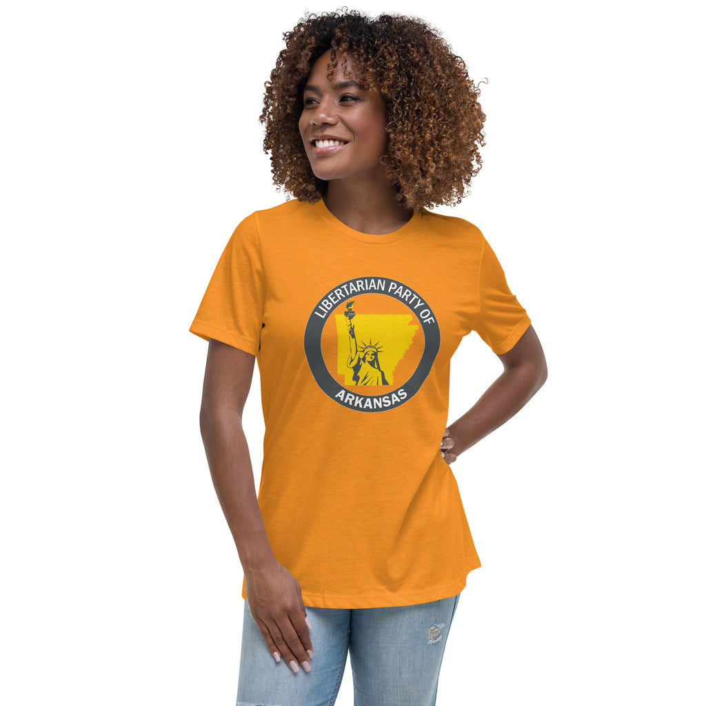 LP Arkansas Women's Relaxed T-Shirt - Proud Libertarian - Libertarian Party of Arkansas