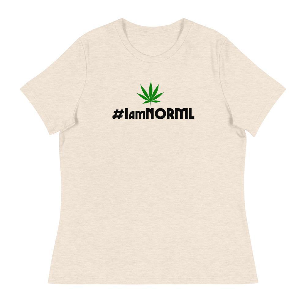 #IAmNORML Women's Relaxed T-Shirt - Proud Libertarian - Peachtree NORML