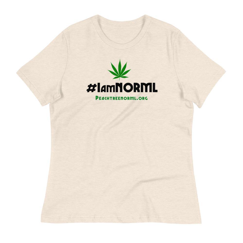 #IAmNORML Women's Relaxed T-Shirt - Proud Libertarian - Peachtree NORML