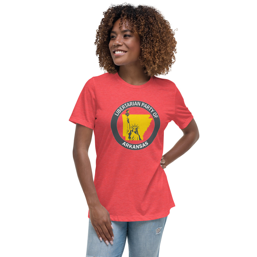 LP Arkansas Women's Relaxed T-Shirt - Proud Libertarian - Libertarian Party of Arkansas