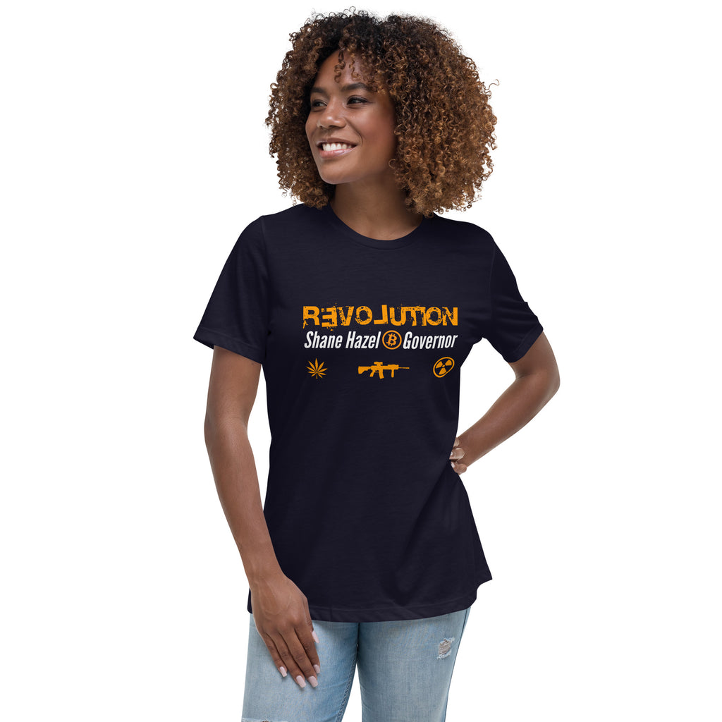 Revolution - Shane Hazel for Governor Women's Relaxed T-Shirt - Proud Libertarian - Shane Hazel