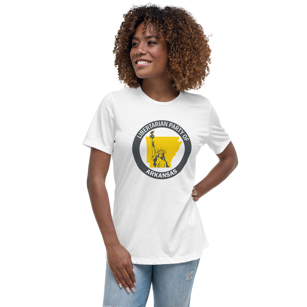 LP Arkansas Women's Relaxed T-Shirt - Proud Libertarian - Libertarian Party of Arkansas