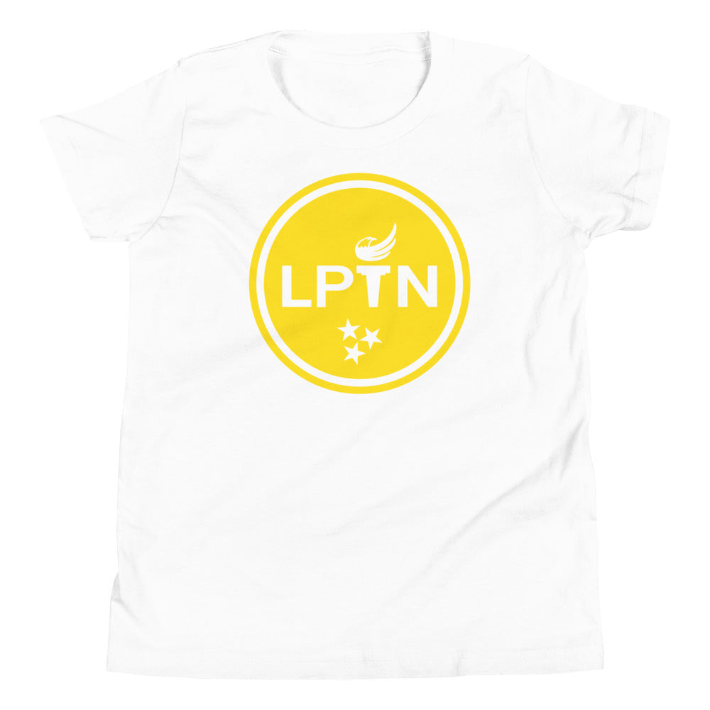 LPTN (Gold) Youth Short Sleeve T-Shirt - Proud Libertarian - Libertarian Party of Tennessee