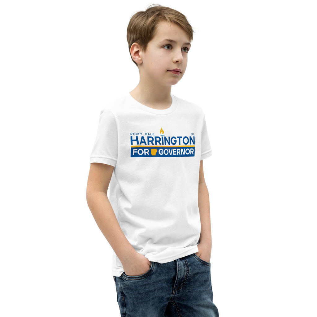 Harrington for Governor Youth Short Sleeve T-Shirt - Proud Libertarian - Ricky Harrington