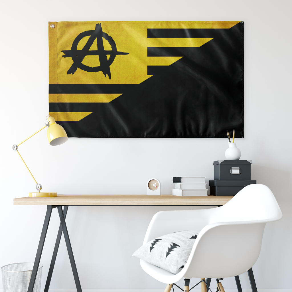 ANCAPISTAN Single SidedWall Flag - 36"x60" - Proud Libertarian - Proud Libertarian